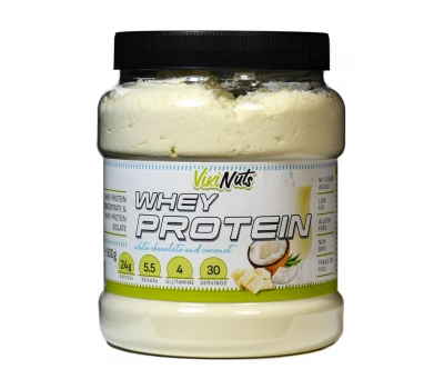 ПРОТЕИНОВ ШЕЙК БЯЛ ШОКОЛАД  С КОКОС